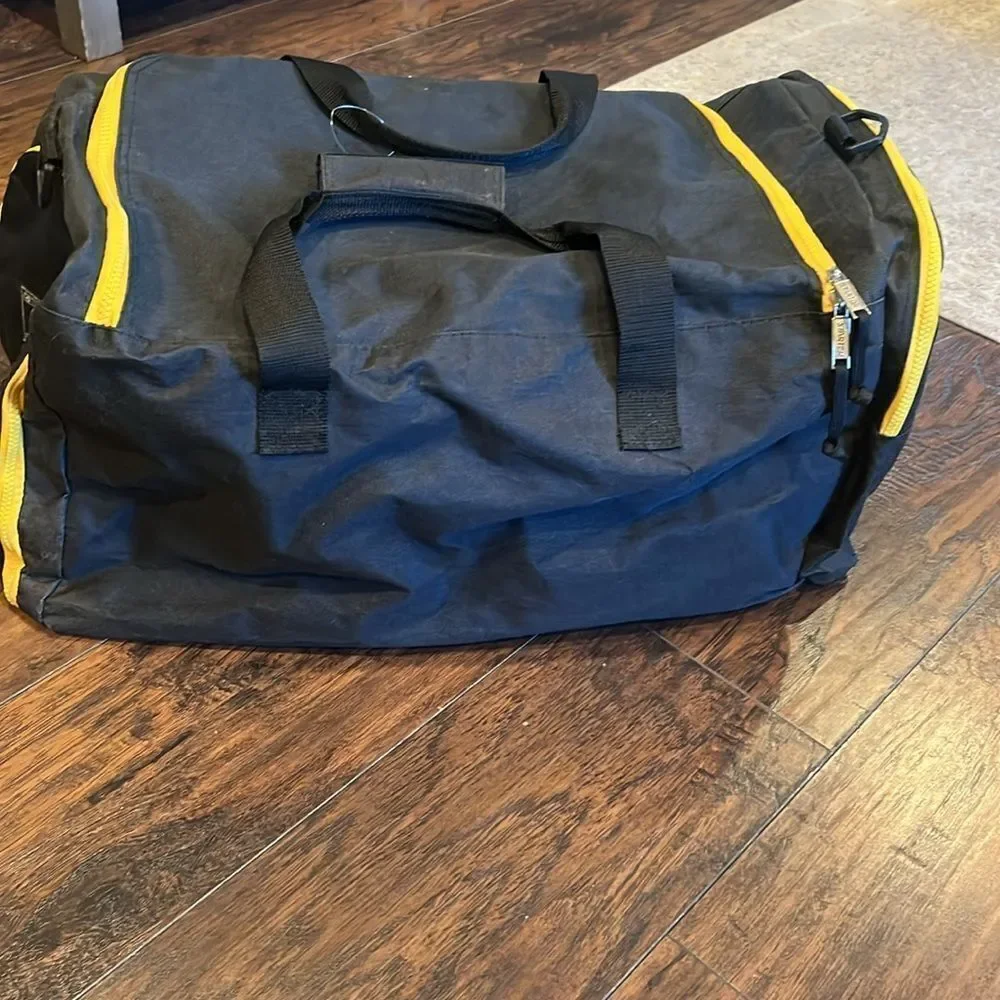 VTG 90’s Starter Green Bay Packers black yellow green Duffle Bag NFL Football
